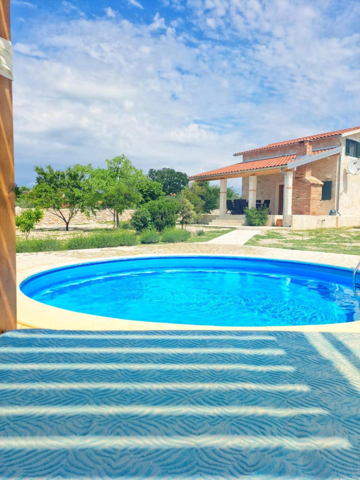 Villa Stone Pearl With Heated Swimming Pool Sveti Filip i Jakov Bagian luar foto