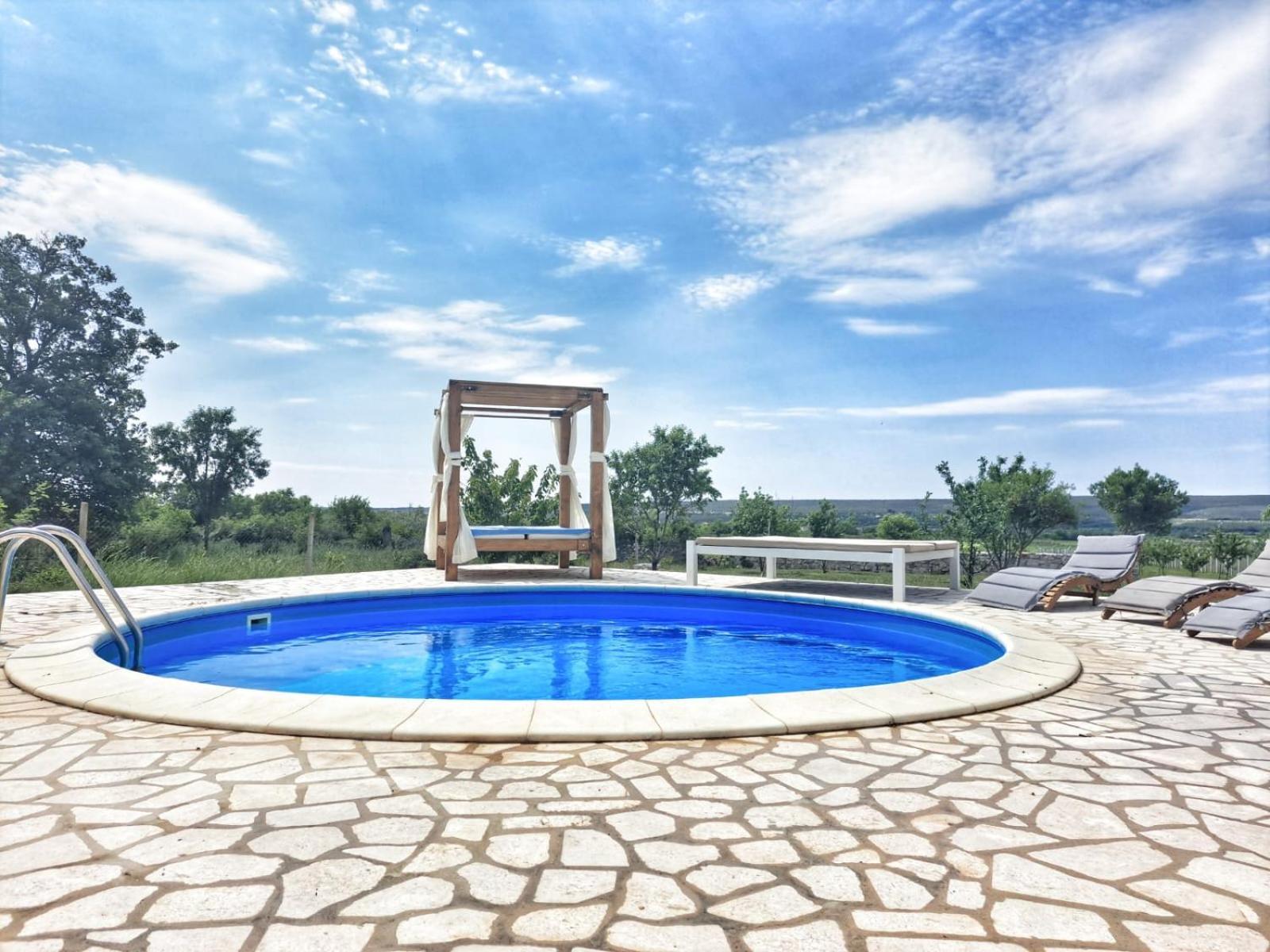 Villa Stone Pearl With Heated Swimming Pool Sveti Filip i Jakov Bagian luar foto